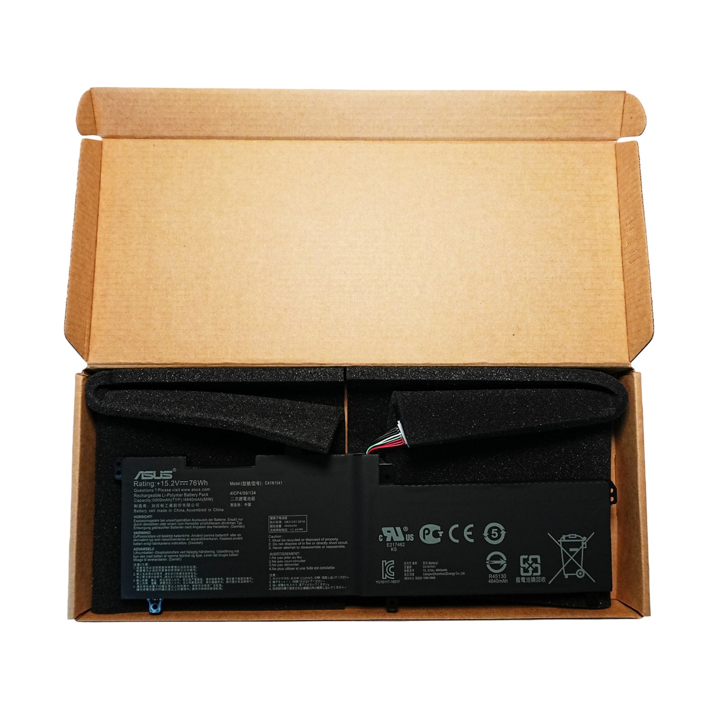 New Genuine C41N1541 Battery for ASUS ROG Strix GL702VS GL702VM GL702VT GL702ZC