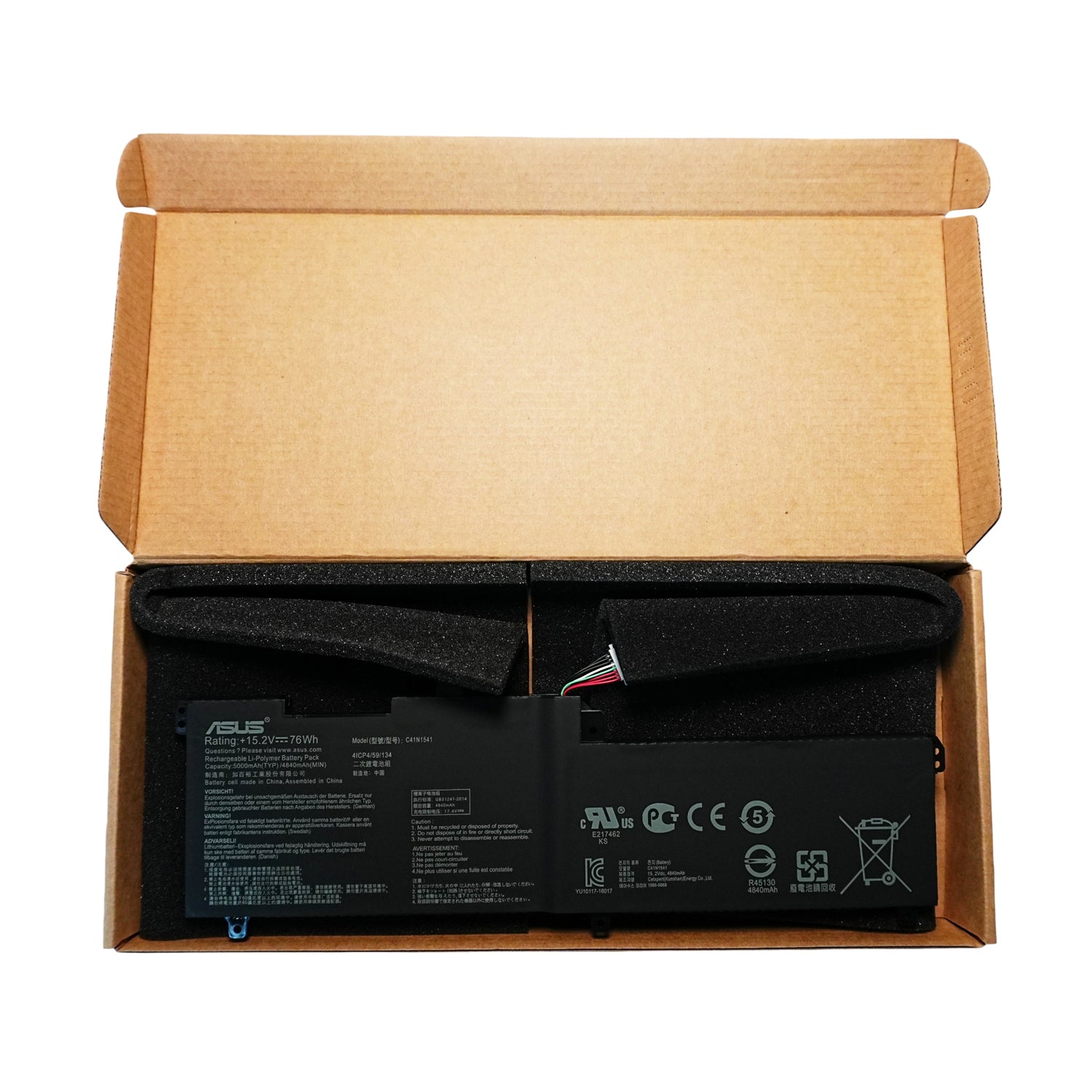 New Genuine C41N1541 Battery for ASUS ROG Strix GL702VS GL702VM GL702VT GL702ZC