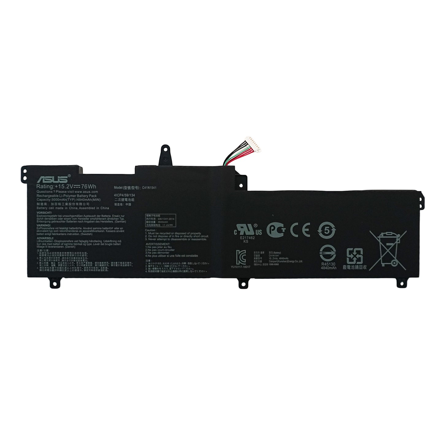 new Genuine C41N1541 Battery for ASUS ROG Strix GL702VS GL702VM GL702VT GL702ZC