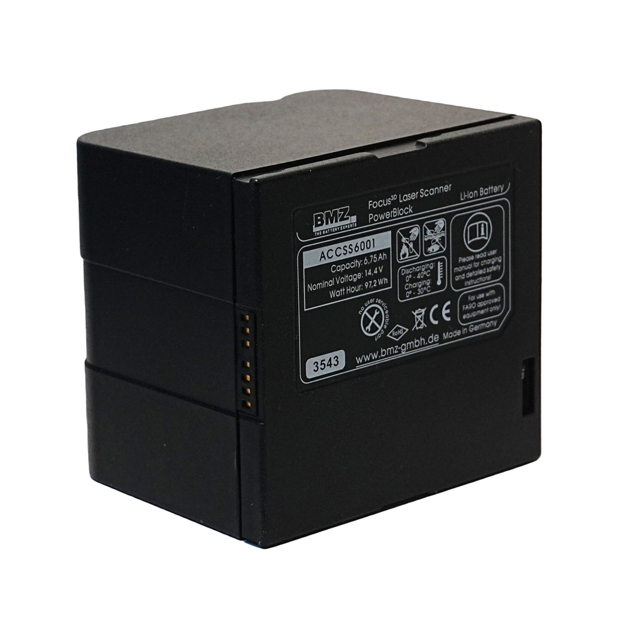New ACCSS6001 Battery for Trimble TX5 Faro 3D Laser Scanner X120 S20 X330
