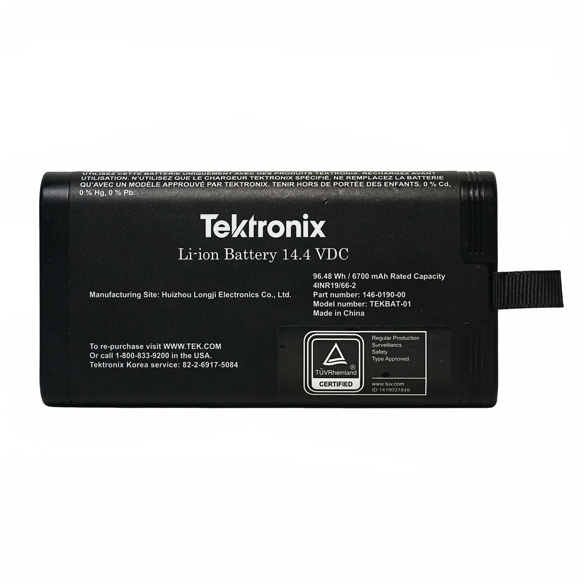 Tektronix WFM200BA Battery WFM2200 WFM2200A WFM2300