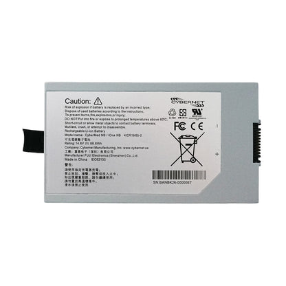 NB2XBT Battery for Cybernet CyberMed NB22 NB24 iOne NB 88.8Wh