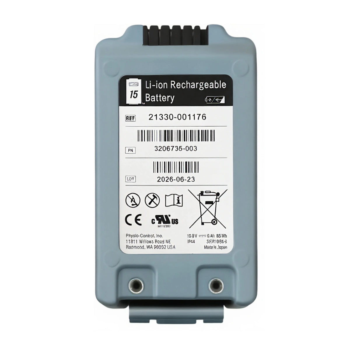 21330-001176 Battery for Physio-Control LIFEPAK 15