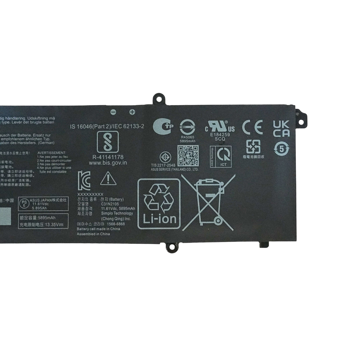 Genuine C31N2105 70Wh Replacement Battery for ASUS VivoBook and ZenBook Laptops