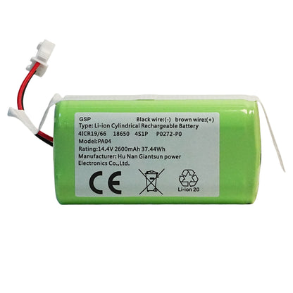 2-Pack PA04 2600mAh Replacement Battery for Eufy RoboVac and Ecovacs Deebot