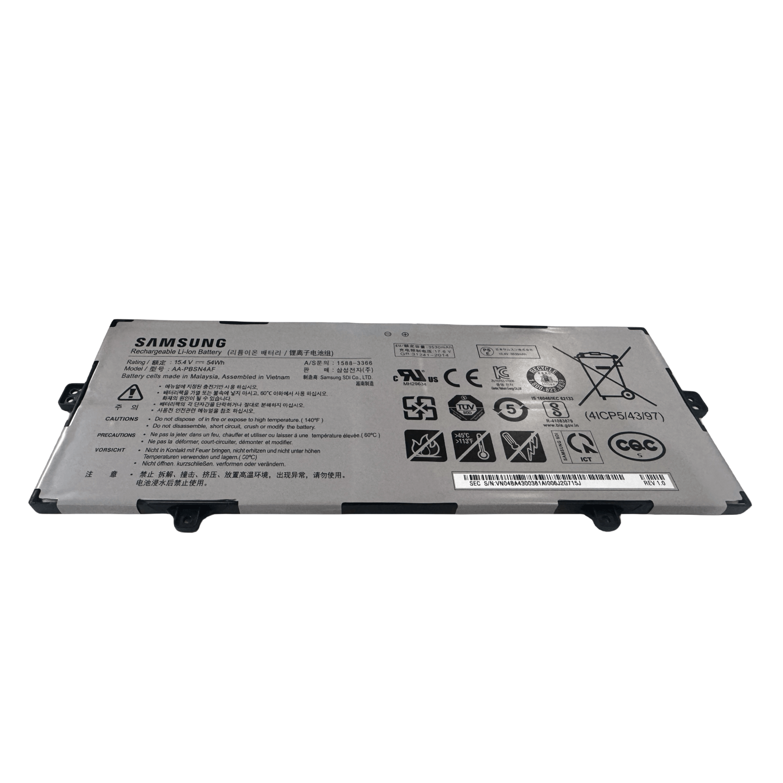 AA-PBSN4AF New OEM Battery for Samsung NP930SBE NP930SBE-K01US NT930SBE NP730QCJ