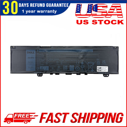NEW Genuine 38Wh F62G0 39DY5 Battery Replacement for Dell Inspiron 13 7000 i7373 7373 7386 2-in-1 Laptop