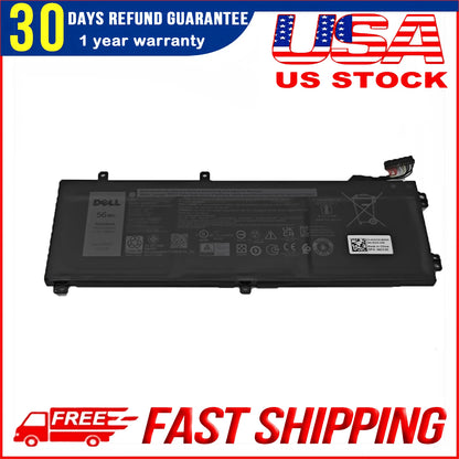  NEW Genuine Dell 56Wh Battery for XPS 9560, 9570, Precision 5530 (5D91C, H5H20, CP6DF)