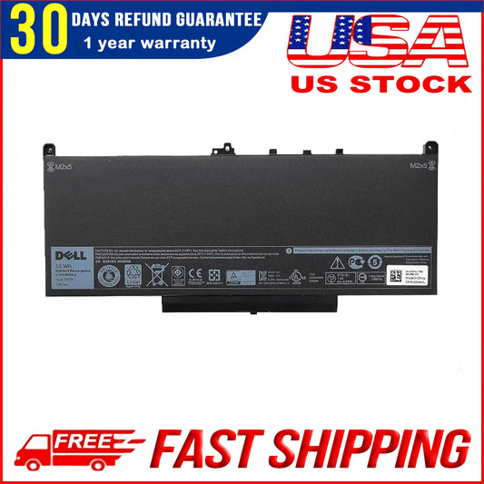 Genuine J60J5 Battery for Dell Latitude E7270, E7470 (MC34Y, 242WD, GG4FM, 451-BBSX)