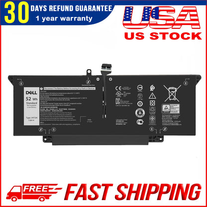 Genuine Dell JHT2H 52Wh Laptop Battery for Latitude 7310 & 7410 Series – 0WY9MP Replacement