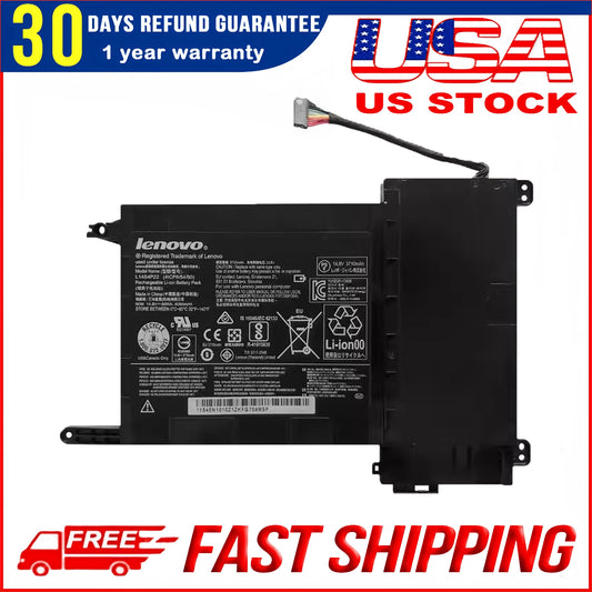 New L14M4P23 L14S4P22 Battery Replacement for Lenovo IdeaPad Y701 Y700-14ISK Y700-15ISK Laptop