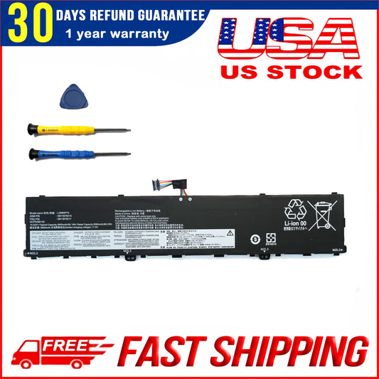 Genuine 90.1Wh L20D4P75 L20M4P75 Battery Replacement for Lenovo ThinkPad P1 Gen 5 Mobile Workstation & ThinkPad X1 Extreme Gen 5 Laptop