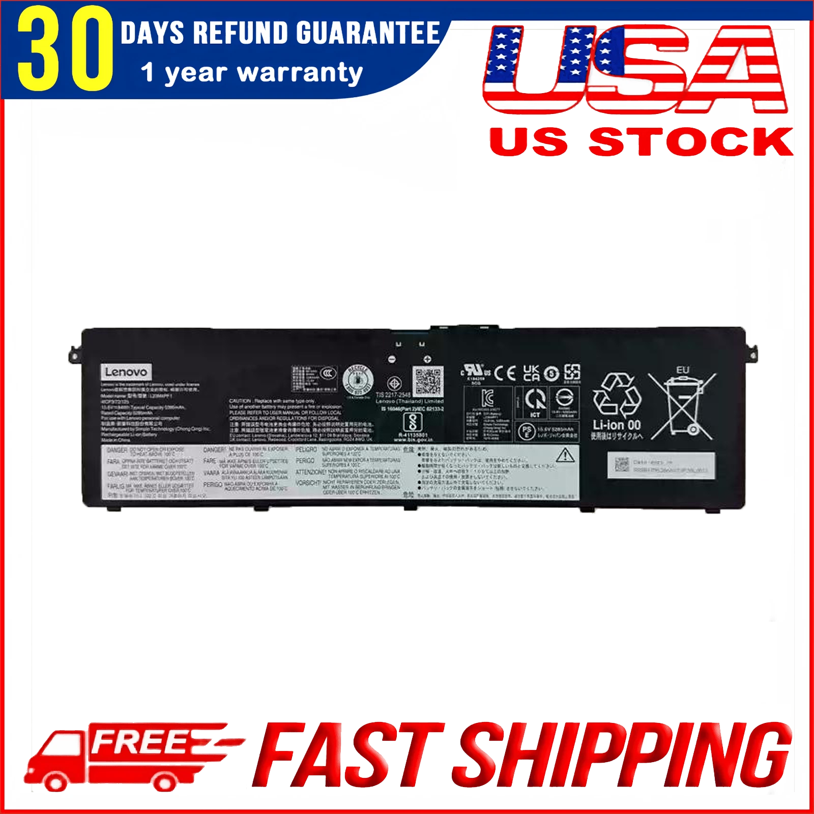Original new 5B11M63867 L23B4PF1 battery for Lenovo Yoga Pro 9 16IMH9 83DN0084RM