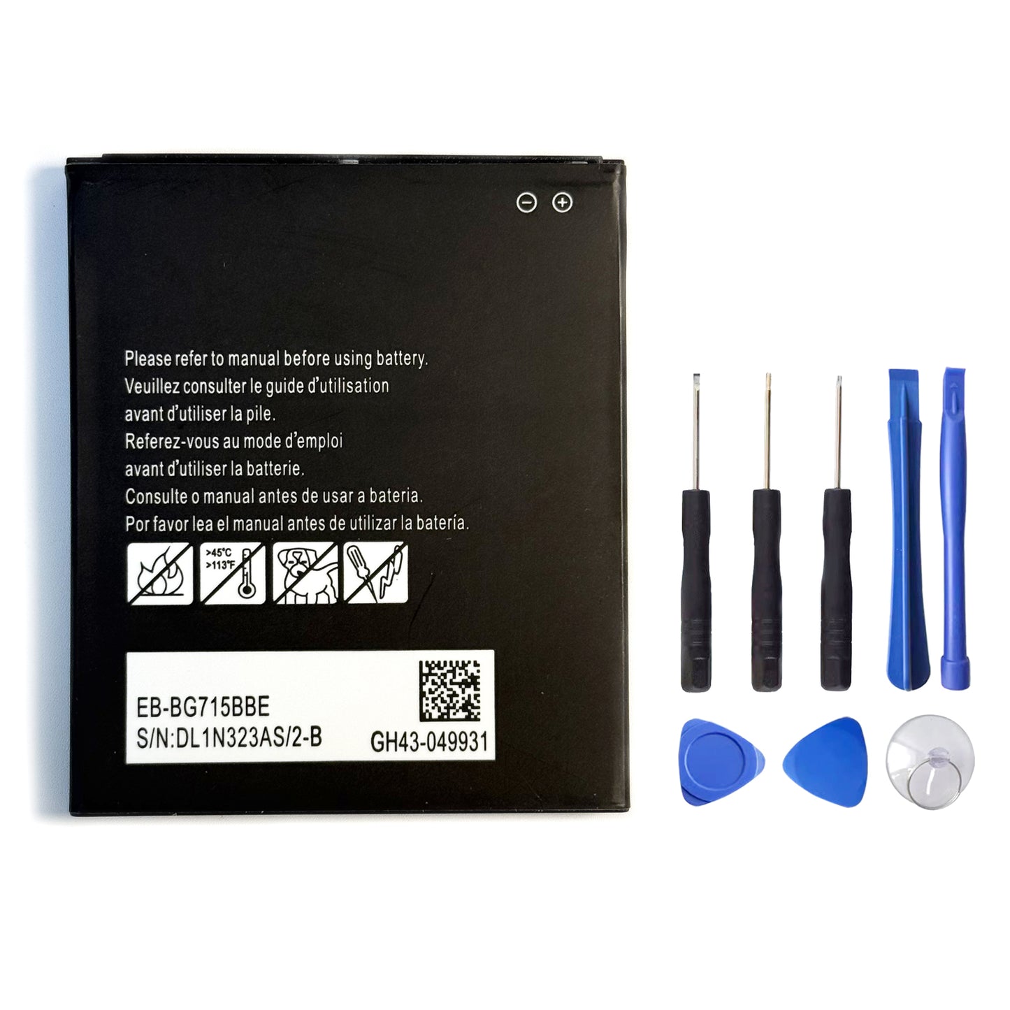 Genuine EB-BG715BBE Battery Replacement  for Samsung Galaxy XCover Pro SM-G715U1 SM-G715UZKDXAA SM-G715U SM-G715UZKDVZW SM-G715A Battery