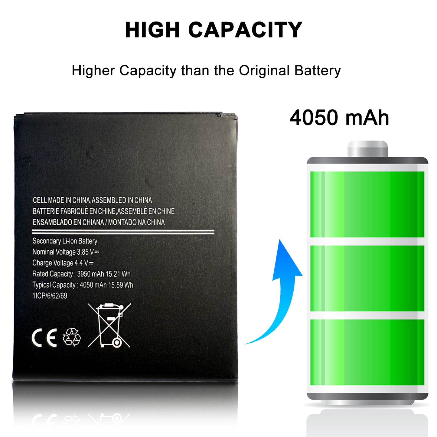 Genuine Battery Compatible with Samsung Galaxy Xcover 6 Pro 5G / Xcover6 Pro/Xcover Pro 2 SM-G736B EB-BG736BBE with Toolkit