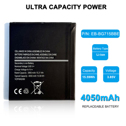 Genuine EB-BG715BBE Battery Replacement  for Samsung Galaxy XCover Pro SM-G715U1 SM-G715UZKDXAA SM-G715U SM-G715UZKDVZW SM-G715A Battery
