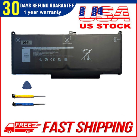 DELL MXV9V 7.6V 60Wh 4-Cell Notebook Battery For Dell Latitude 5300 5310 7300 Latitude 7400, Latitude 5300 2-in-1, Latitude 5310 2-in-1, Latitude 7300 2-in-1, Latitude 7306 2-in-1 Black Series Laptop