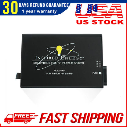 New Inspired Energy NL2024HD Battery Replacement for Hamilton 369104 369106 C2 Ventilator