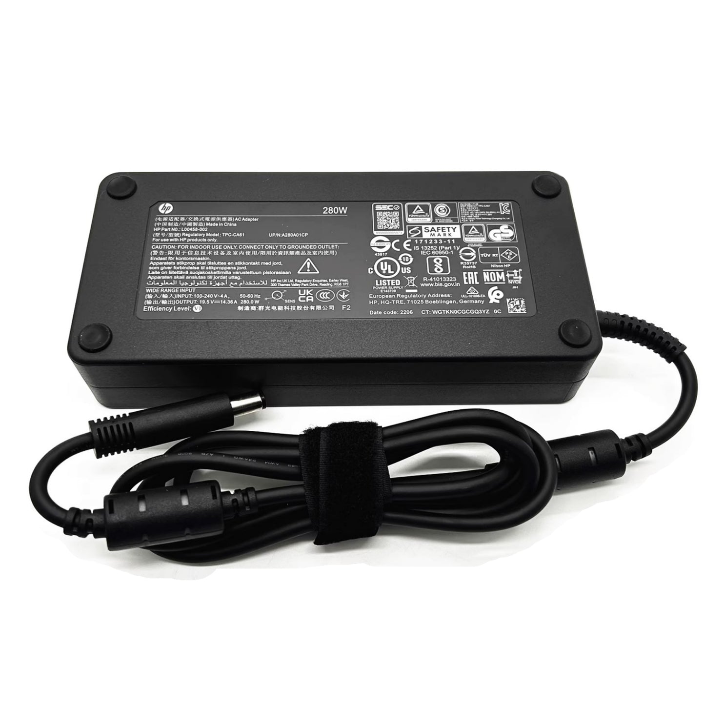 New Genuine 280W 7.4mm TPC-CA61 Adapter Charger for HP Engage One Pro AIO System