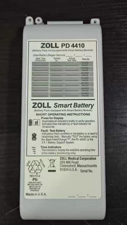 PD4410 ZOLL Battery M Serie 1600 1400 1700 2000 Monitor Battery Good Quality New