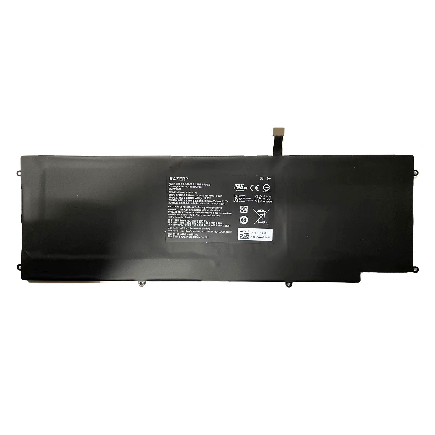 Genuine New RC30-0196 Replacement Laptop Battery Compatible with Razer Blade Stealth 