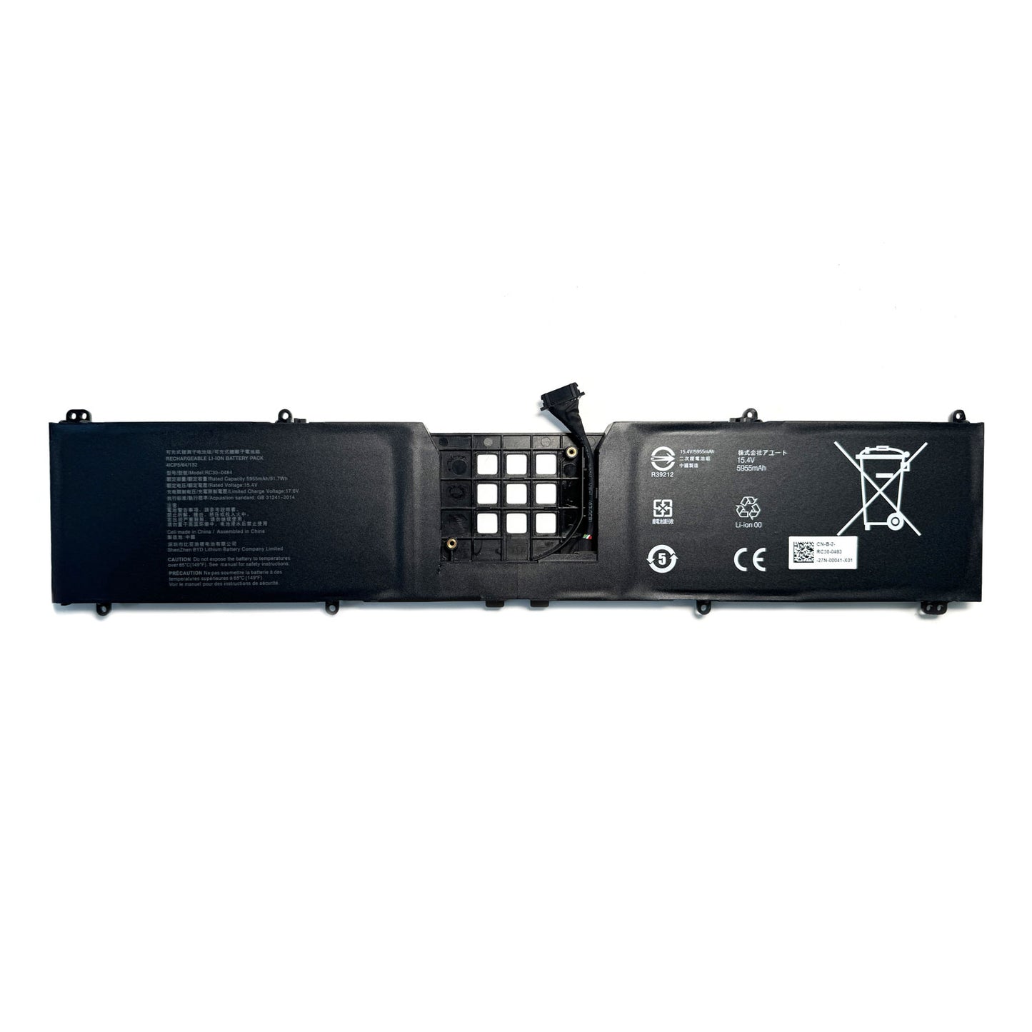 Genuine RC30-0484 Laptop Battery Replacement for Razer Blade 18 2023 RZ09-0484X 2024 RZ09-0509 Serie for Razer Blade 18" (2023) RZ09-0484x RC30-04840200-B3U1 Series RZ09-0484 15.4V 91.7Wh 5955mAh