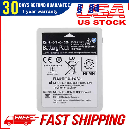 SB‑671P New Genuine Battery for NIHON KOHDEN X705 Lifescope – Reliable Power for Bedside &amp; Transport Monitoring
