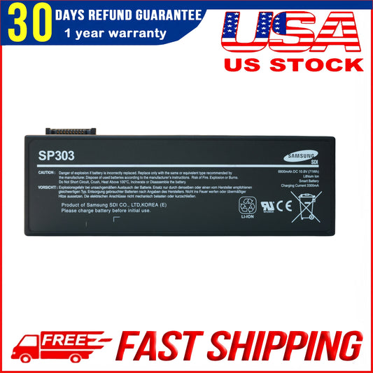 Original New SP303 10.8V 6600mAh Battery Replacement for Siemens SIMATIC Field PG M3 Industrial Laptop