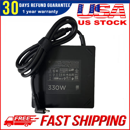 Original HP 330W Charger 19.5V 16.92A TPC-DA60 for HP Omen & ZBook (4.5x3.0mm Tip)