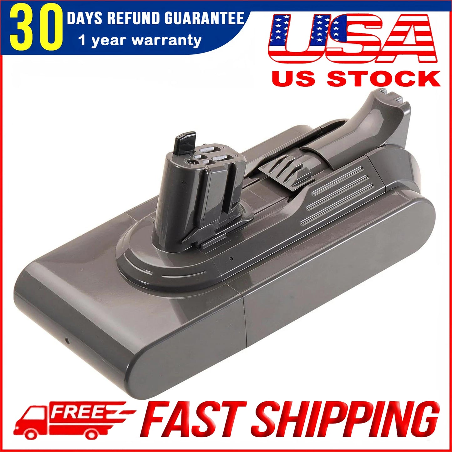 V11 4500mAh High‑Capacity Replacement Battery for Dyson V15 Detect Total Clean & V15 Detect Cordless Vacuum