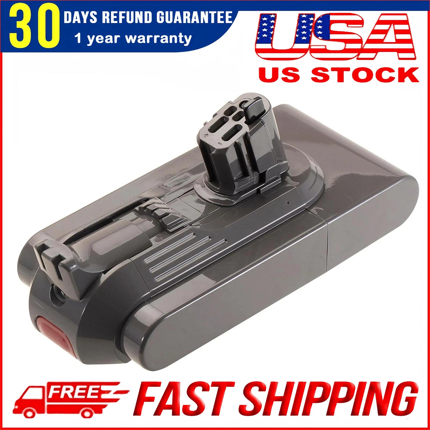 V11 4500mAh High‑Capacity Replacement Battery for Dyson V15 Detect Total Clean & V15 Detect Cordless Vacuum