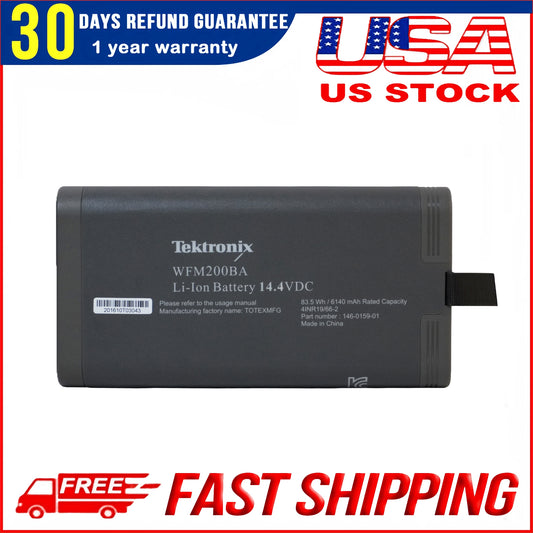 New Genuine WFM200BA Battery for Tektronix WFM2200 WFM2200A WFM2300 146-0159-01