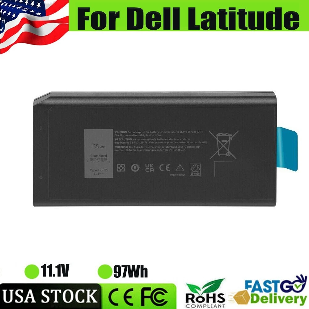 OEM Dell X8VWF Battery Replacement for Latitude 14 Rugged 5414, 7414, E5404 | Genuine Part