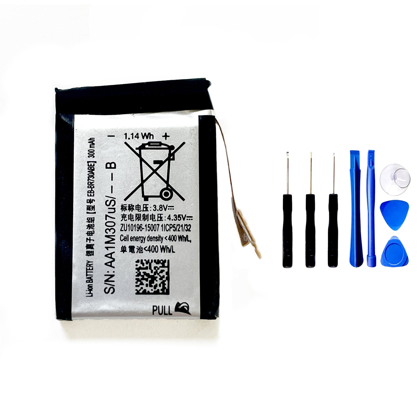 EB-BR730ABE Genuine Battery Compatible with Samsung Gear S2 3G SM-R730 SM-R735A SM-R600