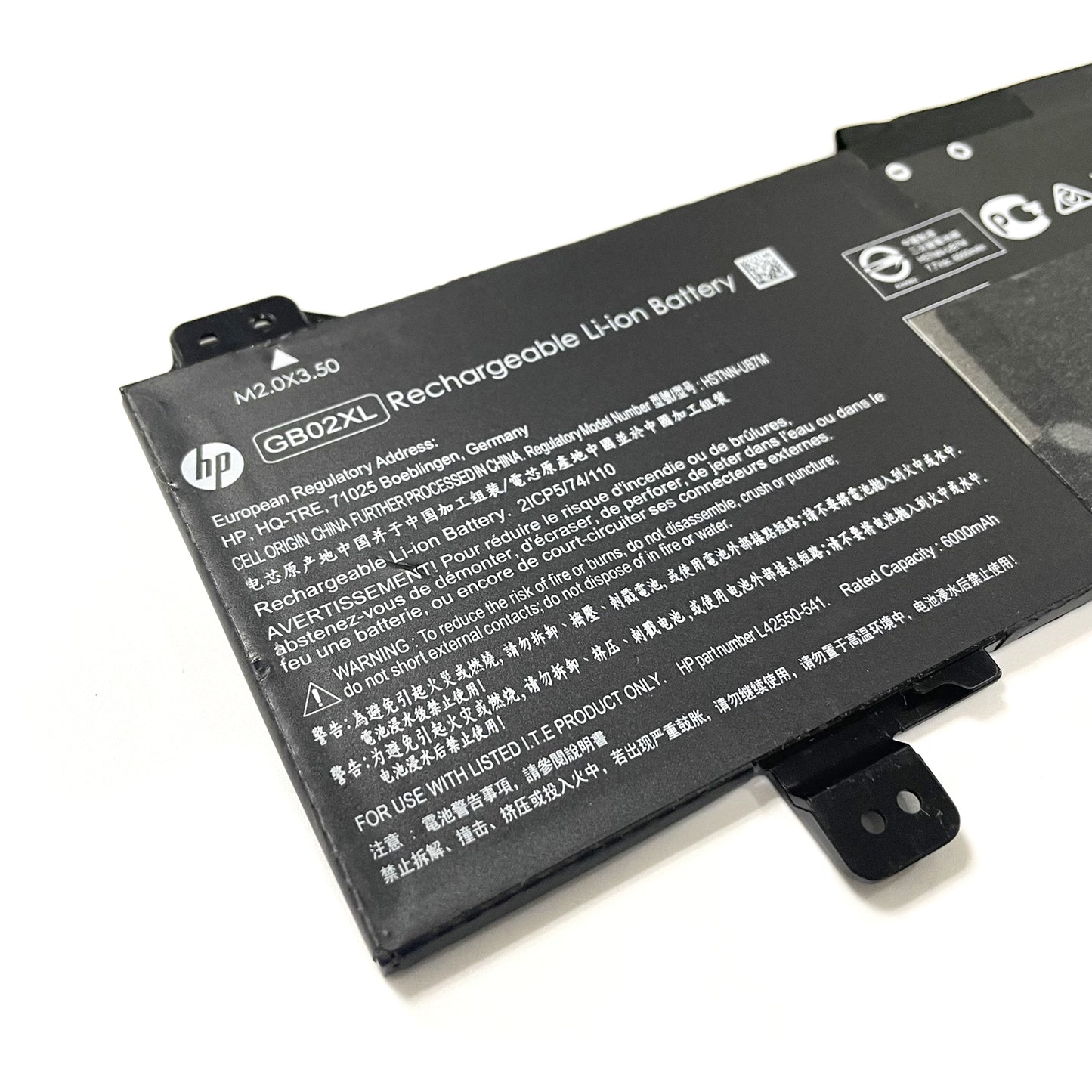 New GB02XL Battery Replacement for HP Chromebook x360 11 G2 EE (HSTNN-IB8W, L42550-2C1, L42583-005)
