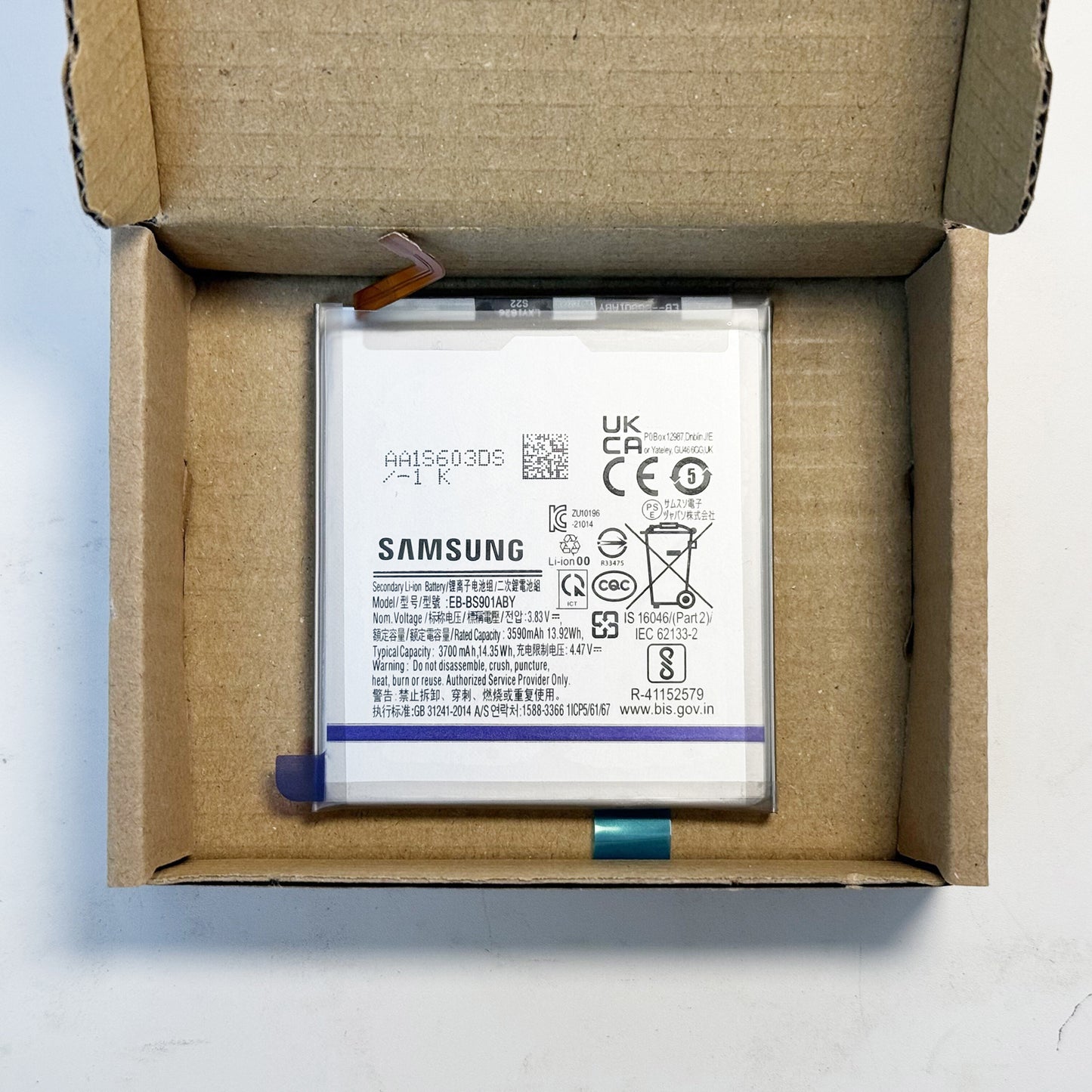 Genuine New Replacement Battery EB-BS908ABY EB-BS906ABY EB-BS901ABY For Samsung Galaxy S22 Ultra 5G S22 Plus 5G S22+ S22 5G Batteria