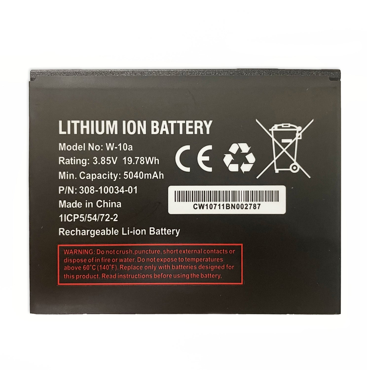 Replacement Battery W-10A W-10 for Netgear Nighthawk M1 MR1100 Mobile Hotspot 5040mAh