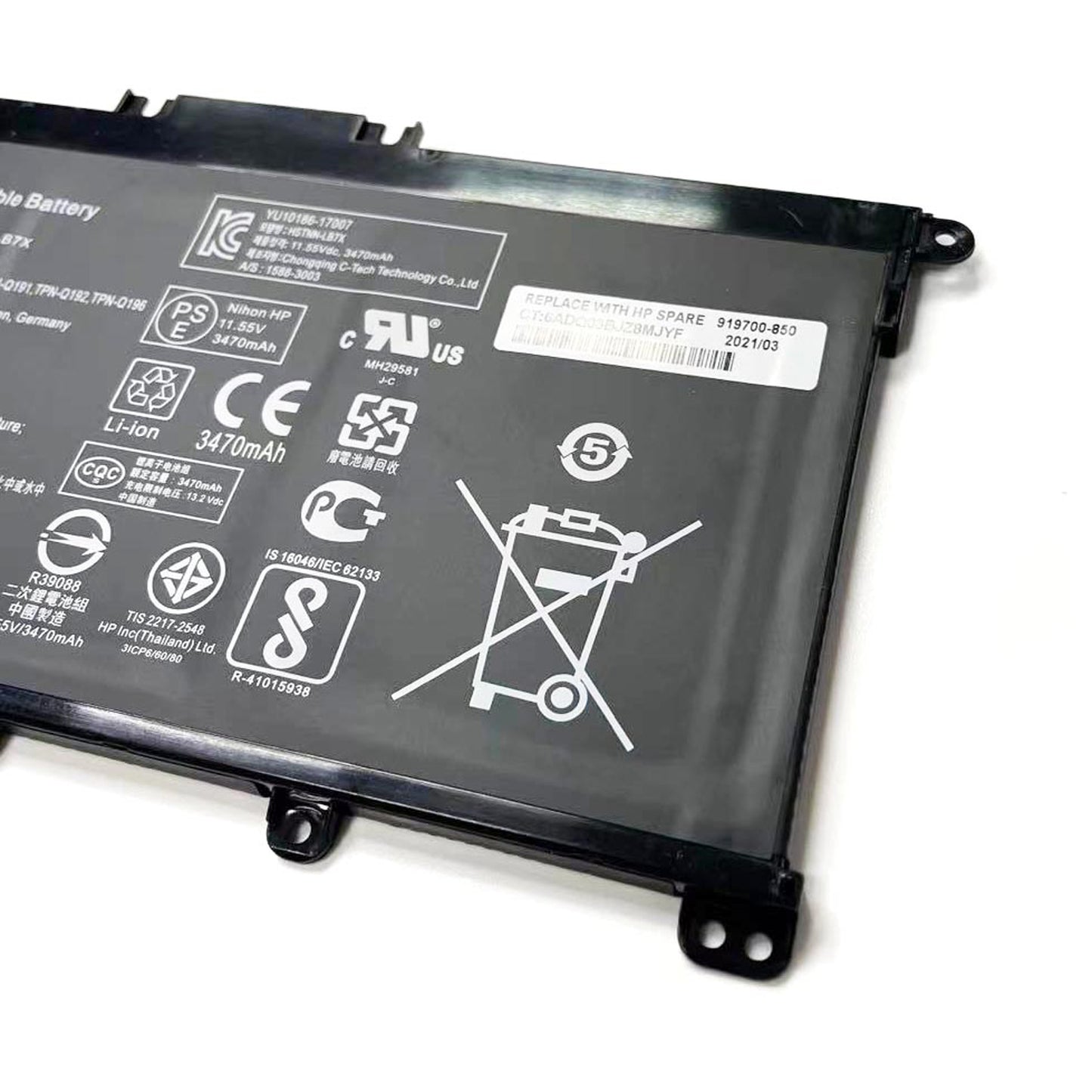 Genuine TF03XL Laptop Battery for HP Pavilion 15-CC, 15-CD, 17-AR Series