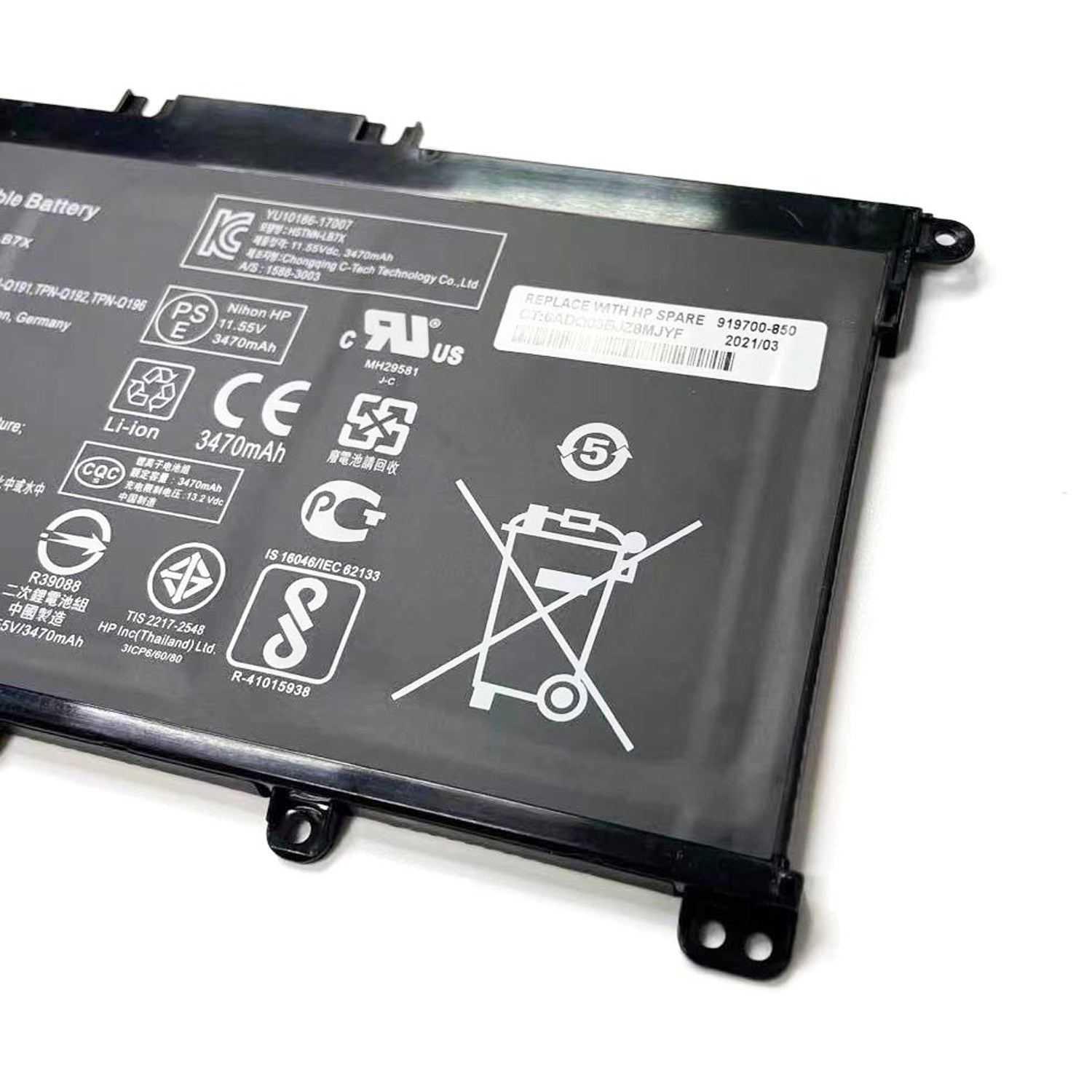 Genuine TF03XL Laptop Battery for HP Pavilion 15-CC, 15-CD, 17-AR Series