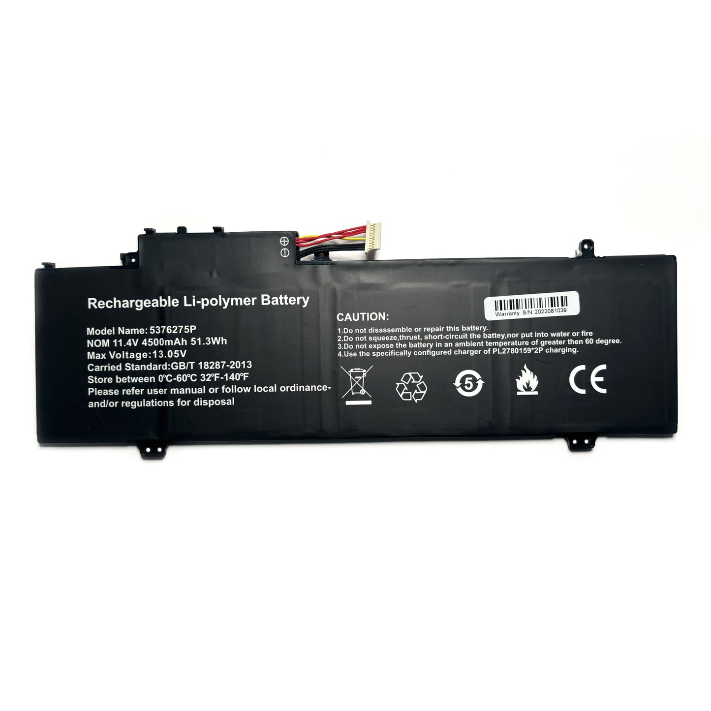 5376275P Laptop Battery for Gateway GWTN141-10BK GWTN141-4BL GWTN156-5BL Series