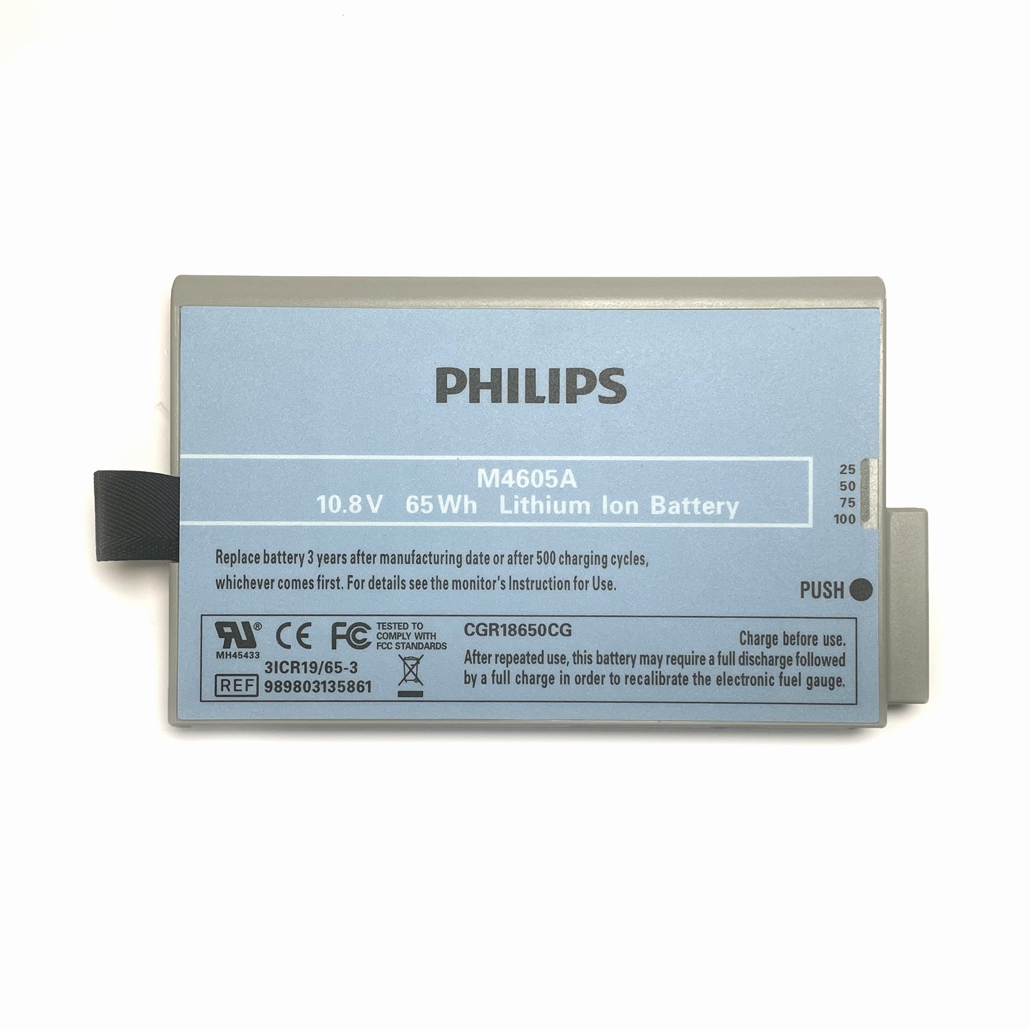Genuine M4605A Battery for Philips MP20 MP30 MP40 MP50 MP60 MP70 MP80 MP90 Patient Monitor