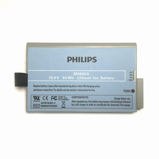 Genuine M4605A Battery for Philips MP20 MP30 MP40 MP50 MP60 MP70 MP80 MP90 Patient Monitor