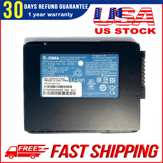 Original BT-000318 Battery for Zebra TC77 TC75 TC72 TC70 TC55 – BTRY-TC7X-46MPP-01