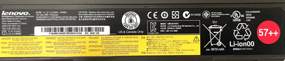 Genuine Lenovo 57++ Battery – Long‑Lasting Power for ThinkPad T440p/T540p/W540/W541