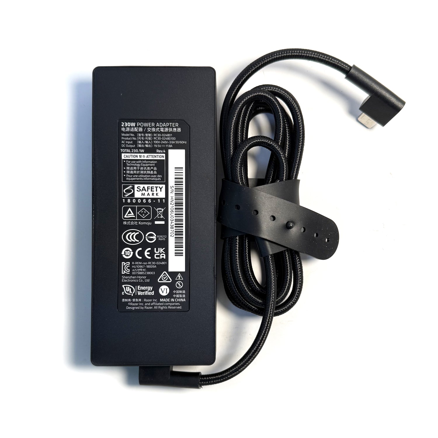 Genuine RC30-024801 230W Power Adapter for Razer Blade 14 15 17 RTX 3080 4070 Gaming Laptop