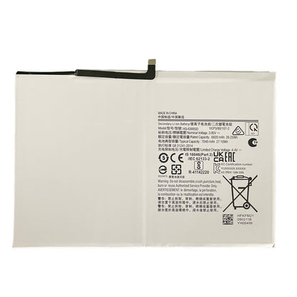 Genuine HQ-6300SA HQ-6300SD Tablet Battery Replacement for Samsung Galaxy Tab A8 10.5 2021 2022 SM-X200 SM-X205 SM-X200N SM-X205N SM-X205NZAAEUE SM-X200NZAAEUA Series 3.85V 27.1Wh 7040mAh