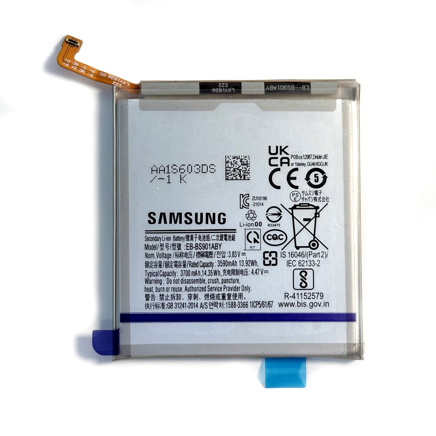 Genuine New Replacement Battery EB-BS908ABY EB-BS906ABY EB-BS901ABY For Samsung Galaxy S22 Ultra 5G S22 Plus 5G S22+ S22 5G Batteria