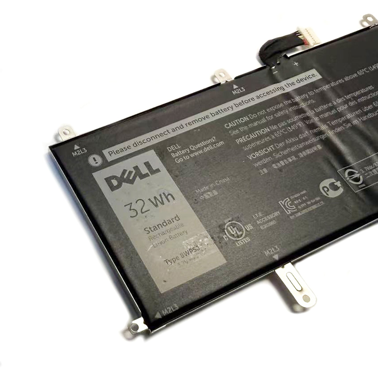 Replacement Laptop Battery for DELL Venue 10 Pro 5000 / 5055 – 8WP5J 69Y4H 069Y4H (3.7V 32Wh)