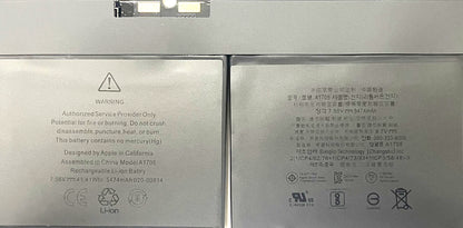 Genuine A1527 A1705 Battery for MacBook Retina 12" A1534 (2015–2017) – 7.56V 41.41Wh Replacement