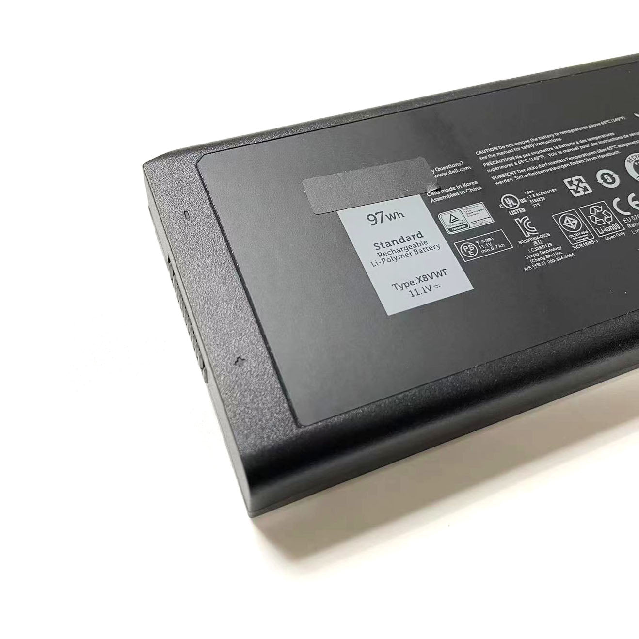 OEM Dell X8VWF Battery Replacement for Latitude 14 Rugged 5414, 7414, E5404 | Genuine Part